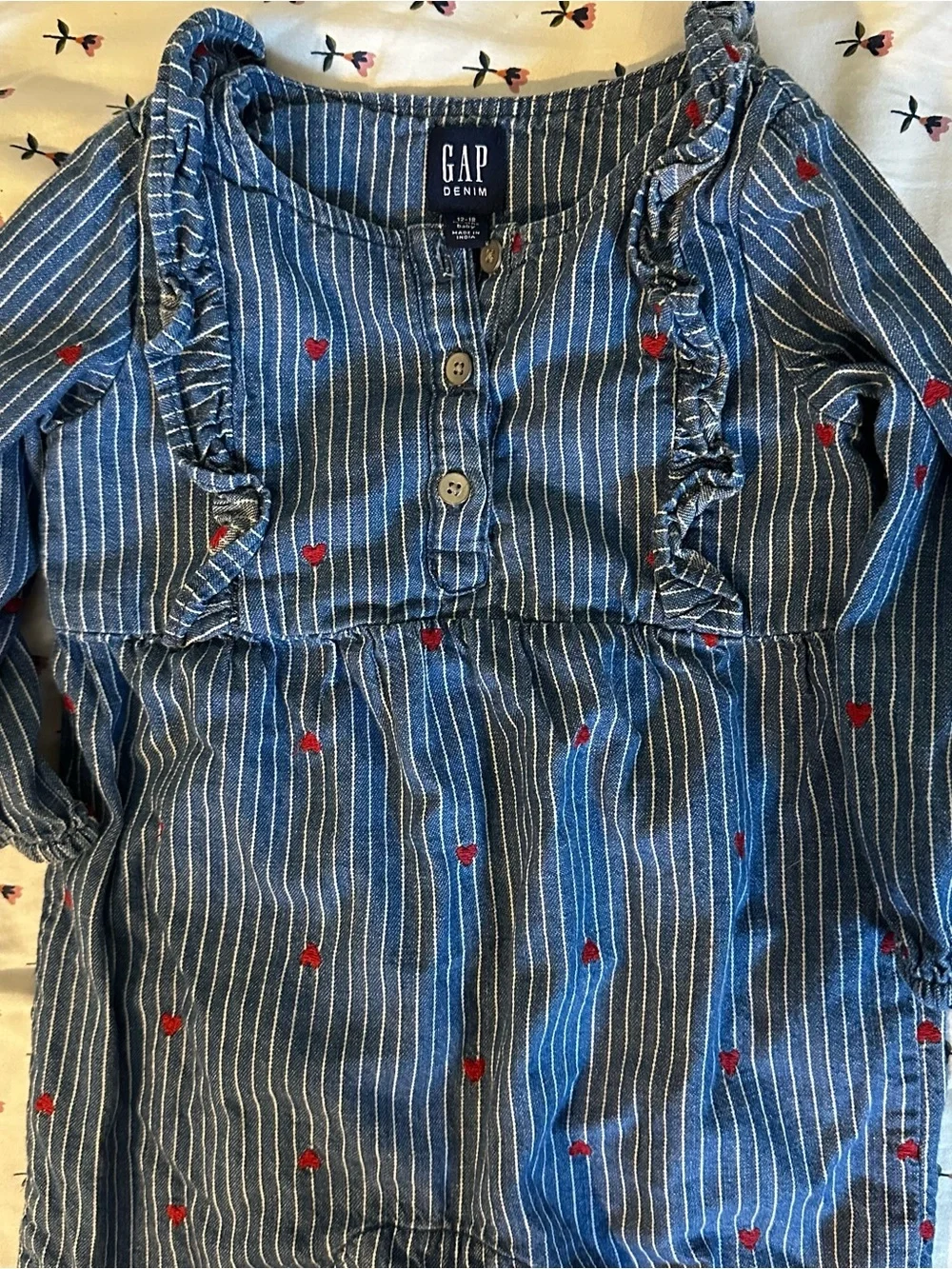 Gap and Tea girls 100% cotton jumpsuit bundle 12-18 mo